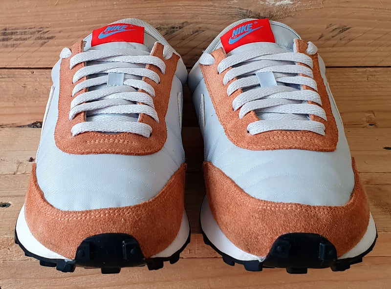 Nike Daybreak Low Textile/Suede Trainers UK6/US8.5/EU40 CK2351-005 Grey/Orange