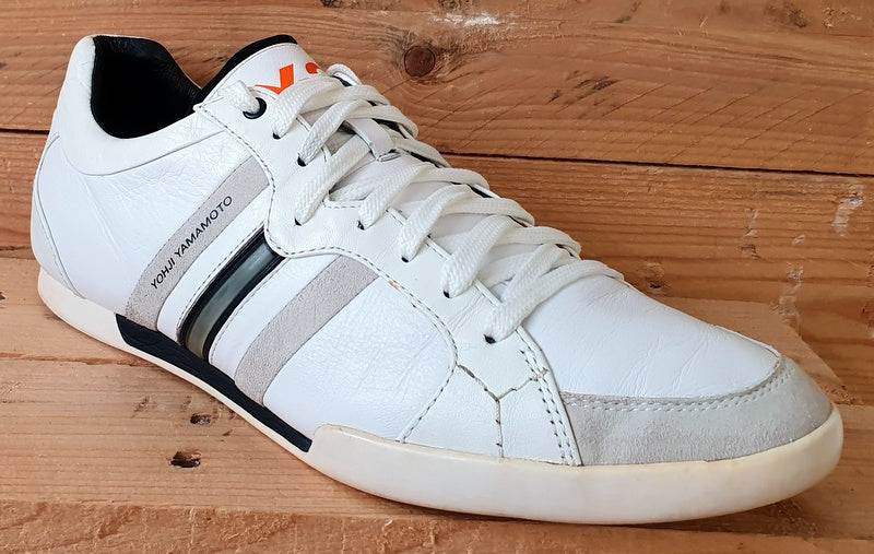 Adidas Y-3 Yohji Yamamoto Low Leather Trainers UK8.5/US9/EU42.5 U4299 White