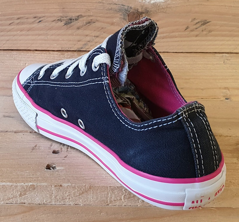 Converse Chuck Taylor Double Tongue Trainers UK3.5 US4 EU36 654365F Black Pink