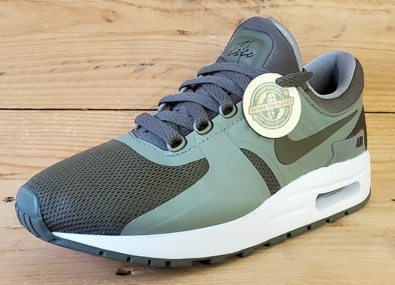 Nike Air Max Zero Low Textile Trainers UK4.5/US5Y/EU37.5 881224-200 Green/White