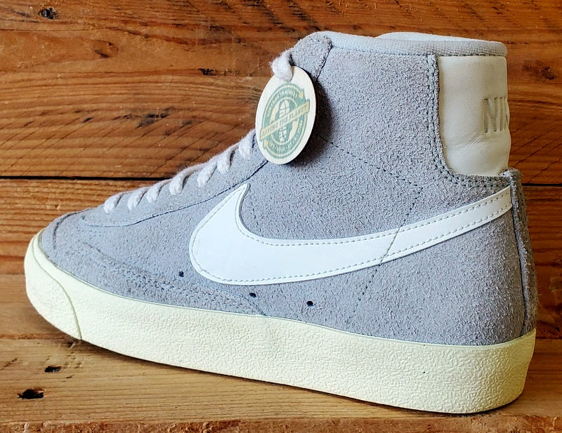 Nike Blazer 77 Mid Suede Trainers UK4/US6.5/EU37.5 DV7006-001 Grey/Light Bone