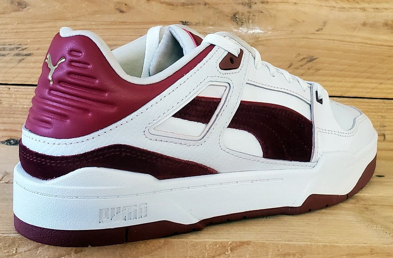 Puma Slipstream Low Leather Trainers UK8/US9/EU42 388634-02 White/Intense Red
