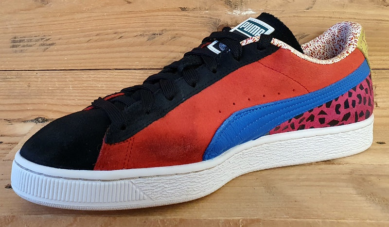 Puma Suede Yo! Low Trainers UK10/US11/EU44.5 383429-01 Red/Black/Blue/Pink