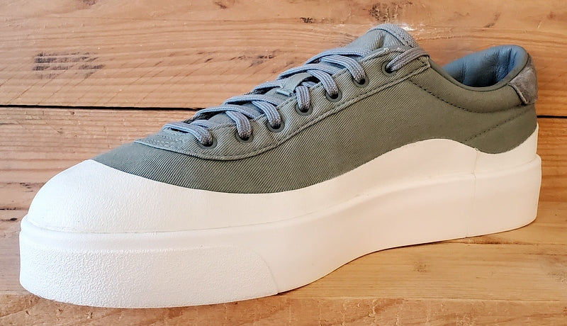 Adidas Nucombe Low Canvas Trainers UK10/US10.5/EU44.5 IF2830 Silver Pebble