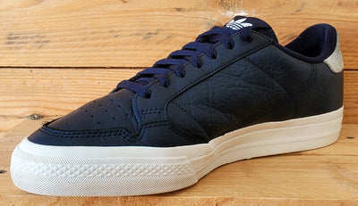 Adidas Continental Vulc Low Leather Trainers UK9/US9.5/EU43 EG4590 Navy/White