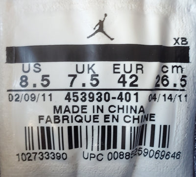 Nike Jordan Grown V.9 Mid Denim Trainers UK7.5/US8.5/EU42 453930-401 Obsidian