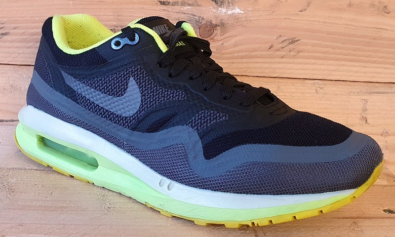 Nike Air Max Lunar1 Low Synthetic Trainers 654937 002 Black/Volt UK5/US7.5/E38.5