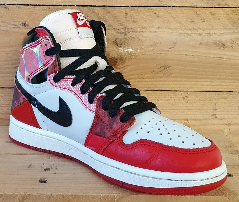 Nike Air Jordan 1 Spiderman High Trainers UK6/US7/EU40 DV1748-601 Red/White