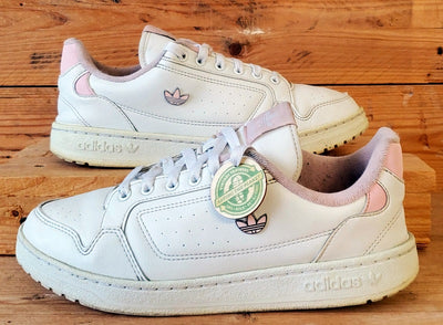 Adidas NY 90 Low Leather Trainers UK6.5/US8/EU40 GX4461 White/Pink