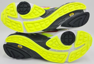 Nike Air Ghost Racer Trainers AT5410-100 White/Atom Red/Neon Yellow UK9/US10/E44
