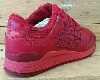 Asics Gel Lyte III Low Leather Trainers H63QK Valantines Red UK5/US6/EU38