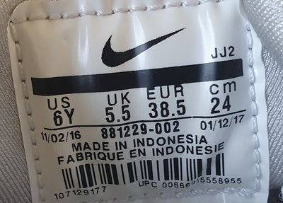 Nike Air Max Zero Essential Low Textile Trainers UK5.5/US6Y/EU38.5 Still Blue