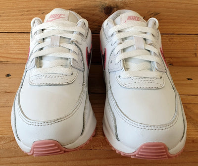 Nike Air Max 90 Low GS Trainers UK2/US2.5Y/EU34 CD6867-115 White Pink Glaze