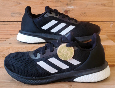 Adidas Astrarun Low Textile Trainers UK5.5/US7/EU38.5 EF8851 Core Black/White