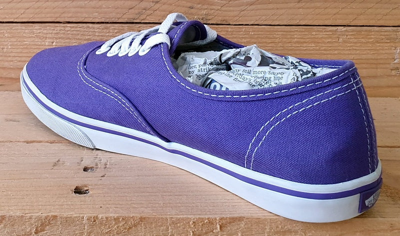 Vans Off The Wall Low Canvas Trainers T375  Purple/White UK4.5/US7/EU37