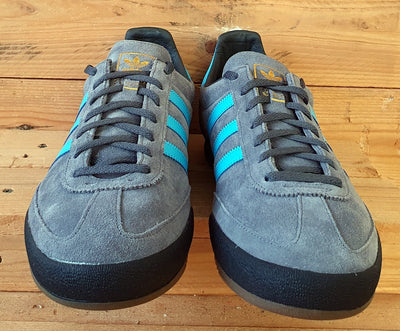 Adidas Jeans Signal Low Suede Trainers UK12.5/US13/EU48 FY1380 Grey/Blue