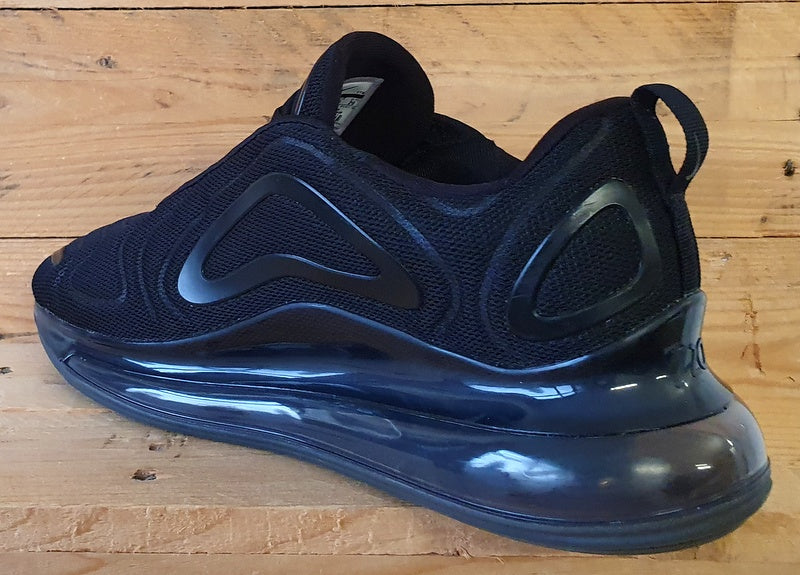 Nike Air Max 720 Low Textile Trainers UK10/US11/EU45 AO2924-007 Triple Black