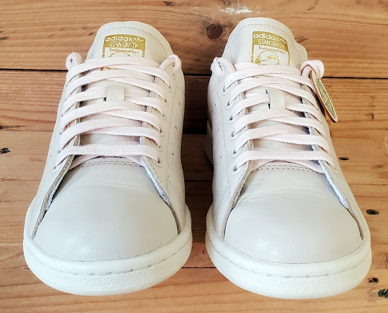 Adidas Stan Smith Low Leather Trainers UK5/US6.5/EU38 CP8915 Beige/Grey