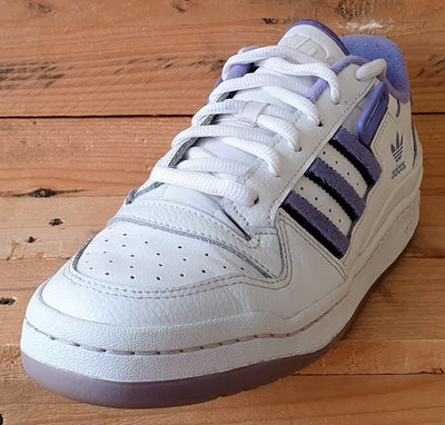 Adidas Forum City London Low Leather Trainers UK8/US8.5/EU42 GY2673 White/Purple