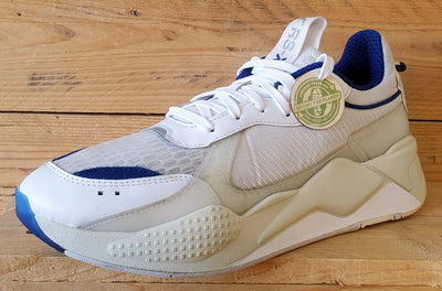 Puma RS-X Tech Low Textile Trainers UK9/US10/EU43 369329-03 White/Blue