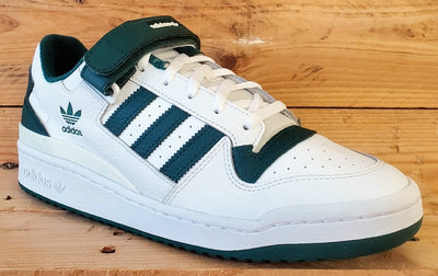 Adidas Forum Leather Trainers UK10/US10.5/EU44.5 GY5835 White/Collegiate Green