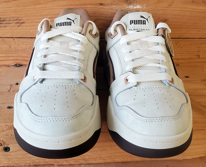 Puma Slipstream Low Leather Trainers UK6.5/US7.5/EU40 390059-03 Dusty Tan/White