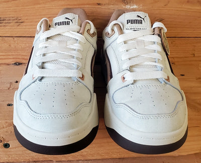 Puma Slipstream Low Leather Trainers UK6.5/US7.5/EU40 390059-03 Dusty Tan/White