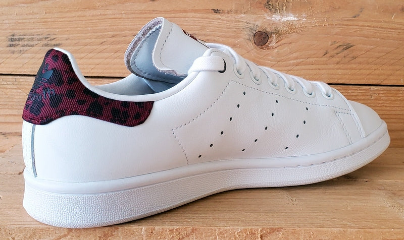 Adidas Stan Smith Low Leather Trainers UK6/US7.5/EU39 EE4896 White/Leopard