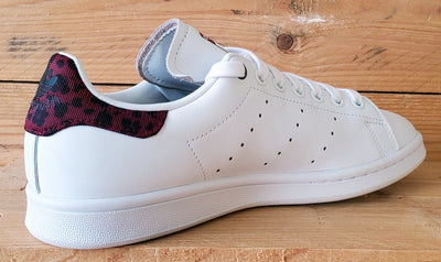 Adidas Stan Smith Low Leather Trainers UK6/US7.5/EU39 EE4896 White/Leopard