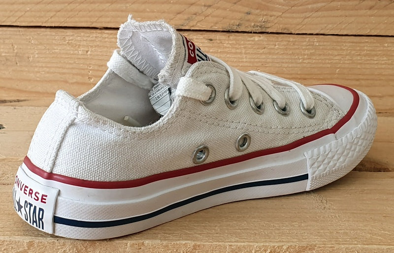 Converse Chuck Taylor All Star Low Kids Trainers UK10/US10.5/EU27 3J256C White