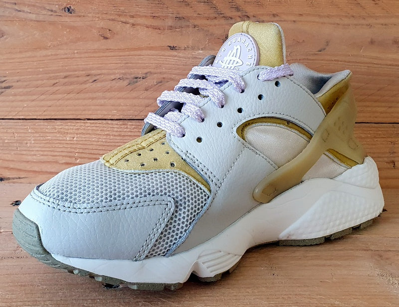 Nike Air Huarache Low Textile Trainers UK6/US8.5/EU40 DV6976-100 Sail Wheatgrass