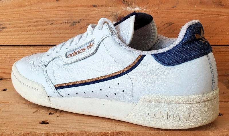 Adidas Continental 80 Low Leather Trainers UK8/US8.5/EU42 FV8280 White