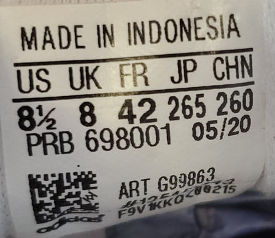 Adidas Rod Laver Low Textile Trainers UK8/US8.5/EU42 G99863 White Fairway/Green