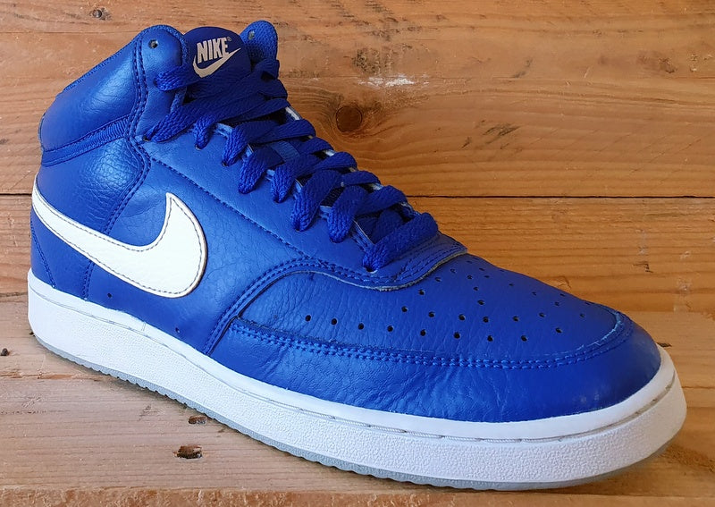 Nike Court Vision Mid Leather Trainers UK6/US7/EU40 CD5466-400 Hyper Blue