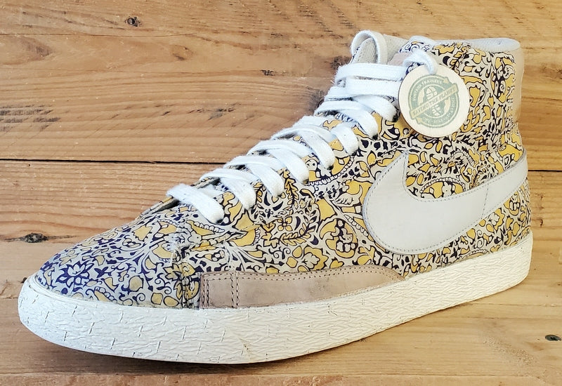 Nike Blazer Liberty Mid Textile Trainers UK9/US11.5/EU44 529037-700 Yellow/White