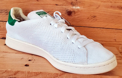 Adidas Stan Smith Low Primeknit Trainers UK10/US10.5/EU44.5 S75146 White/Green