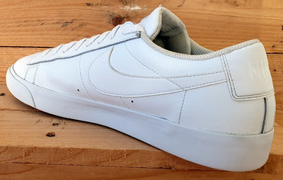 Nike Blazer Low LE Leather Trainers UK10/US11/EU45 AQ3597-100 Triple White