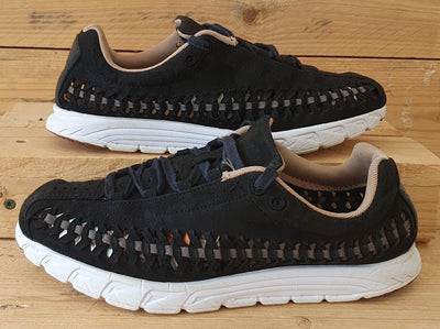 Nike Mayfly Woven Low Suede Trainers UK6/US8.5/EU40 833802-002 Black/White