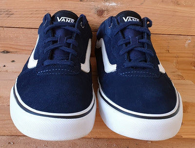 Vans Off The Wall Suede Trainers UK10.5/US11.5/EU45 721454 Navy/White