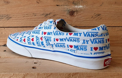 Vans Old Skool Low Canvas Trainers 721356 White/Blue/Red/Gumsole UK5/US7.5/EU38