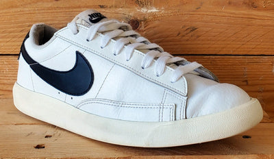 Nike Blazer Low Leather Trainers UK8/US9/EU42.5 CT6377-101 White/Black
