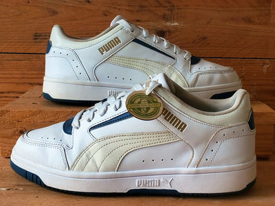 Puma Rebound Joy Low Leather Trainers UK7/US8/EU40.5 380747-23 White