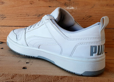 Puma Rebound Layup Lo Low Leather Trainers UK5/US6/EU38 369866-03 White/Grey