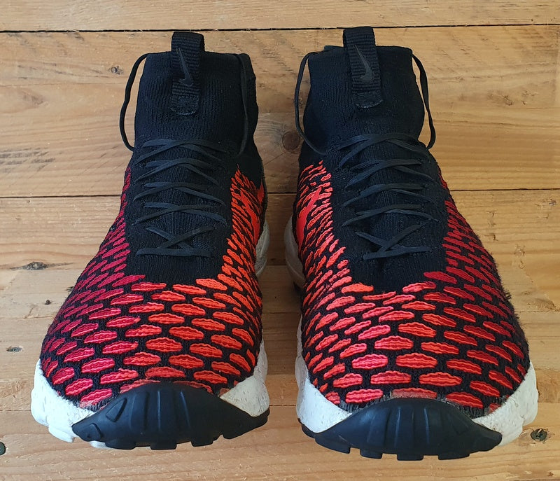 Nike Air Footscape Magista Flyknit Trainers UK10/US11/E45  816560-002 Black/Red