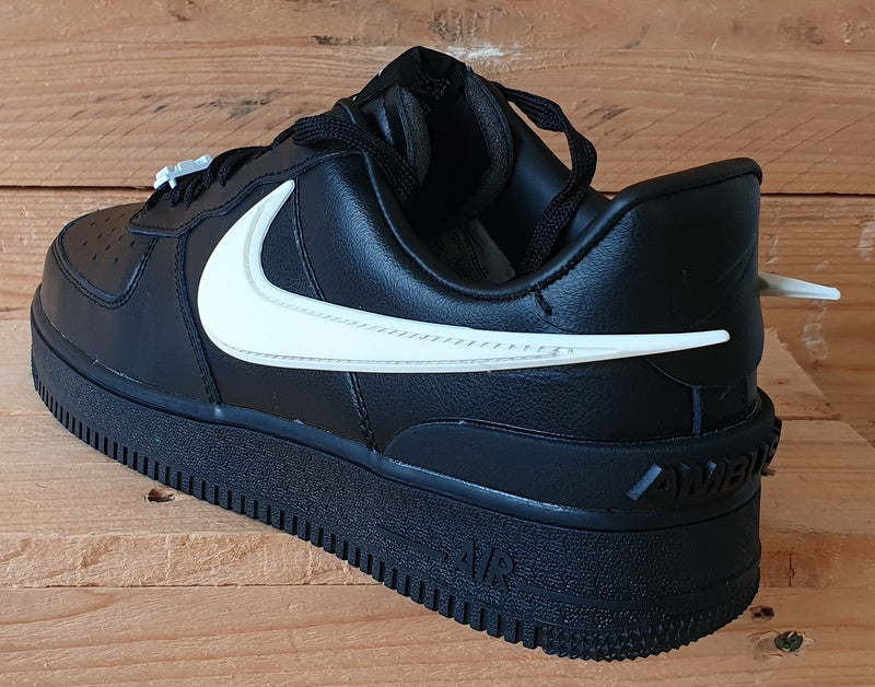 Nike Air Force 1 x Ambush Low Leather Trainers UK9/US10/EU44 DV3464-001 Black