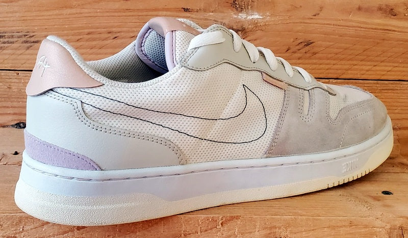 Nike Squash-Type Low Textile/Suede Trainers UK9/US10/EU44 CJ1640-102 Sail/White