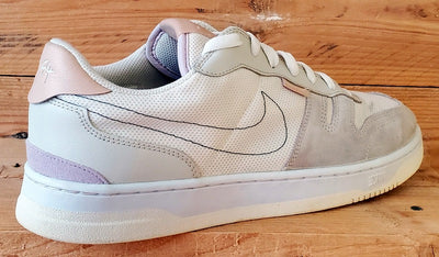 Nike Squash-Type Low Textile/Suede Trainers UK9/US10/EU44 CJ1640-102 Sail/White