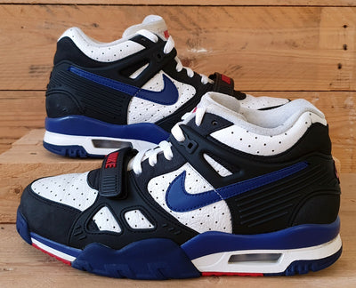 Nike Air Trainer 3 Mid Leather Trainers UK8/US9/EU42.5 CZ3568-001 White/Black