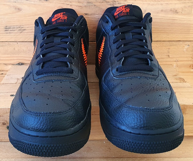 Nike Air Force 1 Zig Zag Low Trainers UK12/US13/EU47.5 DN4928-001 Black Orange