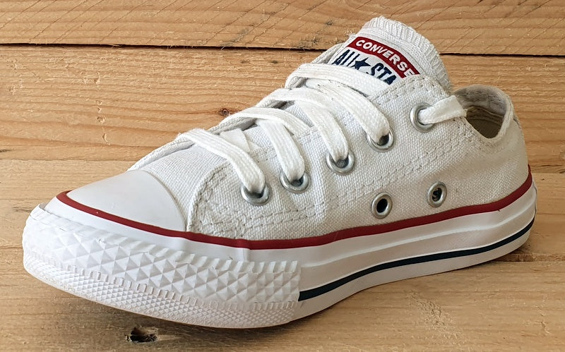 Converse Chuck Taylor All Star Low Kids Trainers UK10/US10.5/EU27 3J256C White